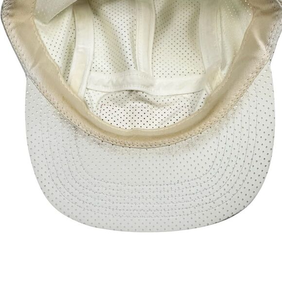 Supreme Perforated Reflective Camp Cap White 2016 5 Panel Skate Hat - Picture 8 of 9
